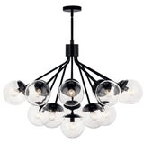 Kichler Silvarious 16-Light Black Modern/Contemporary Chandelier
