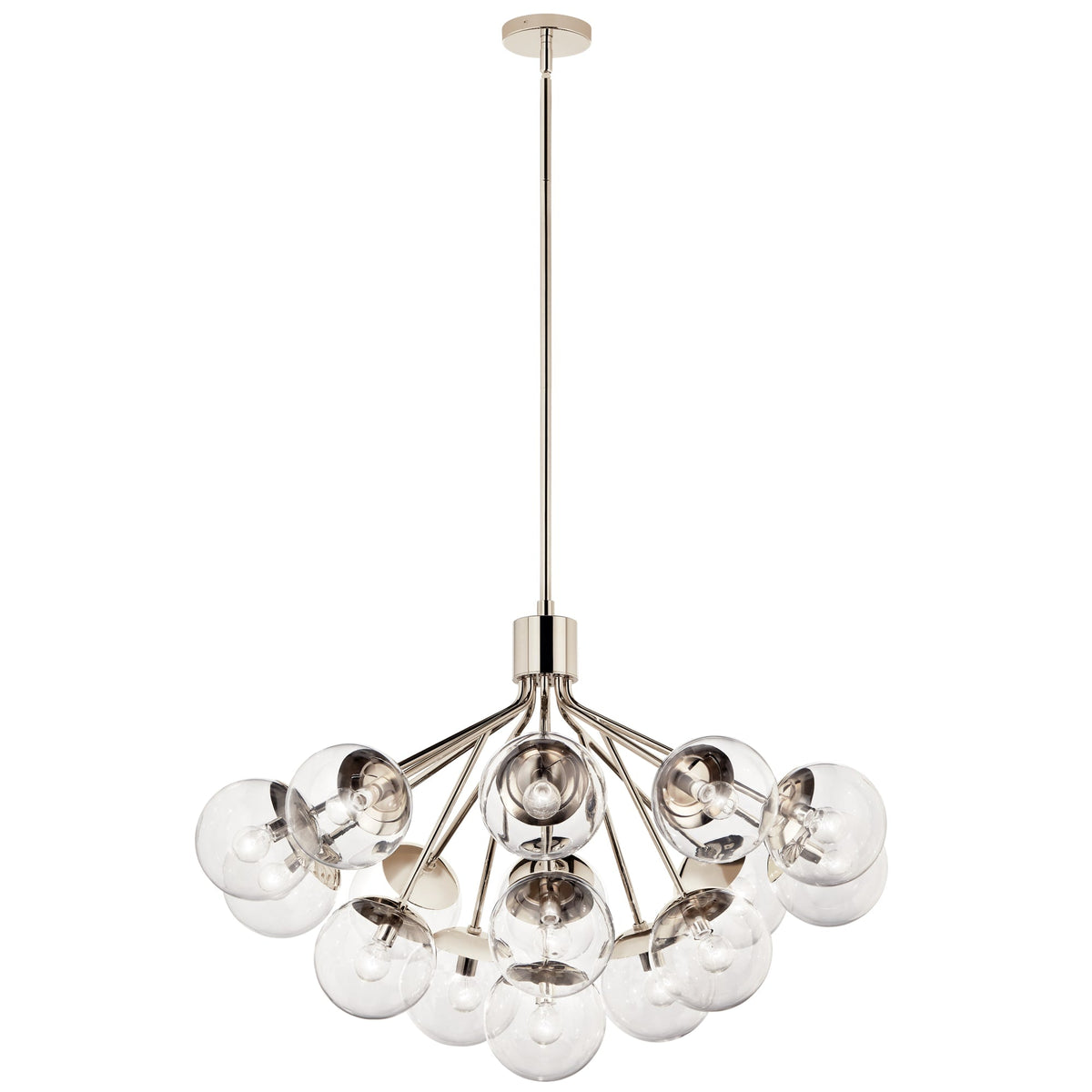 Kichler Silvarious 16-Light Polished Nickel Modern/Contemporary Chandelier