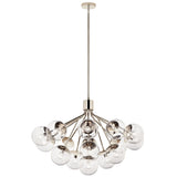 Kichler Silvarious 16-Light Polished Nickel Modern/Contemporary Chandelier