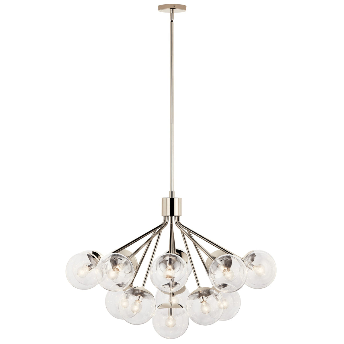 Kichler Silvarious 16-Light Polished Nickel Modern/Contemporary Chandelier