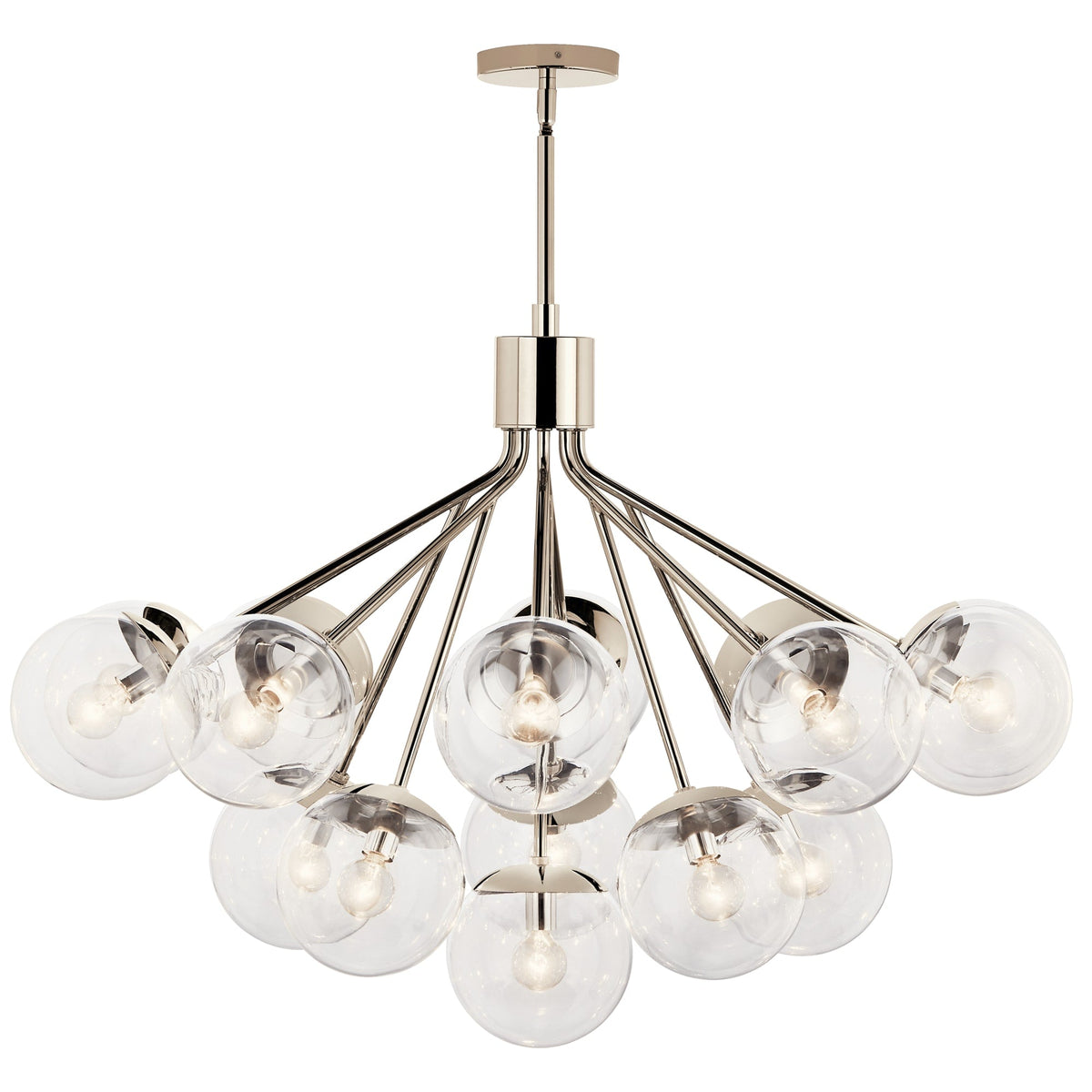 Kichler Silvarious 16-Light Polished Nickel Modern/Contemporary Chandelier