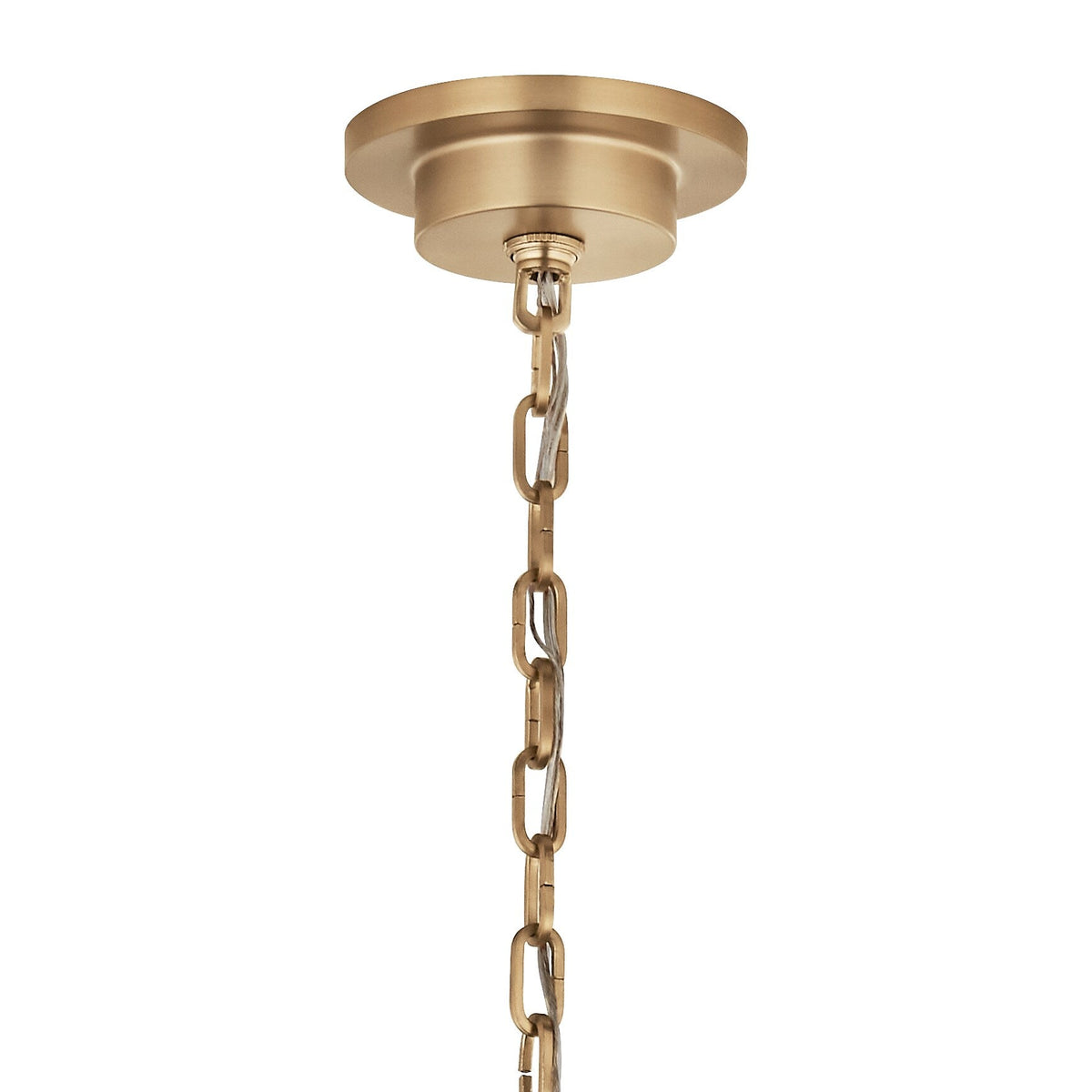 Kichler Carrick 6-Light Gold Traditional Bare Bulb Chandelier