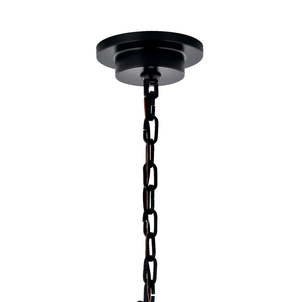 Kichler Carrick 8-Light Black Traditional Bare Bulb Chandelier