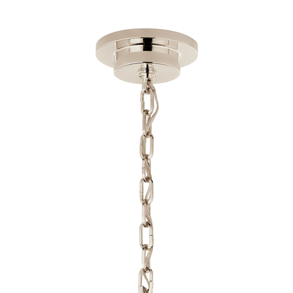 Kichler Carrick 8-Light Polished Nickel Traditional Bare Bulb Chandelier