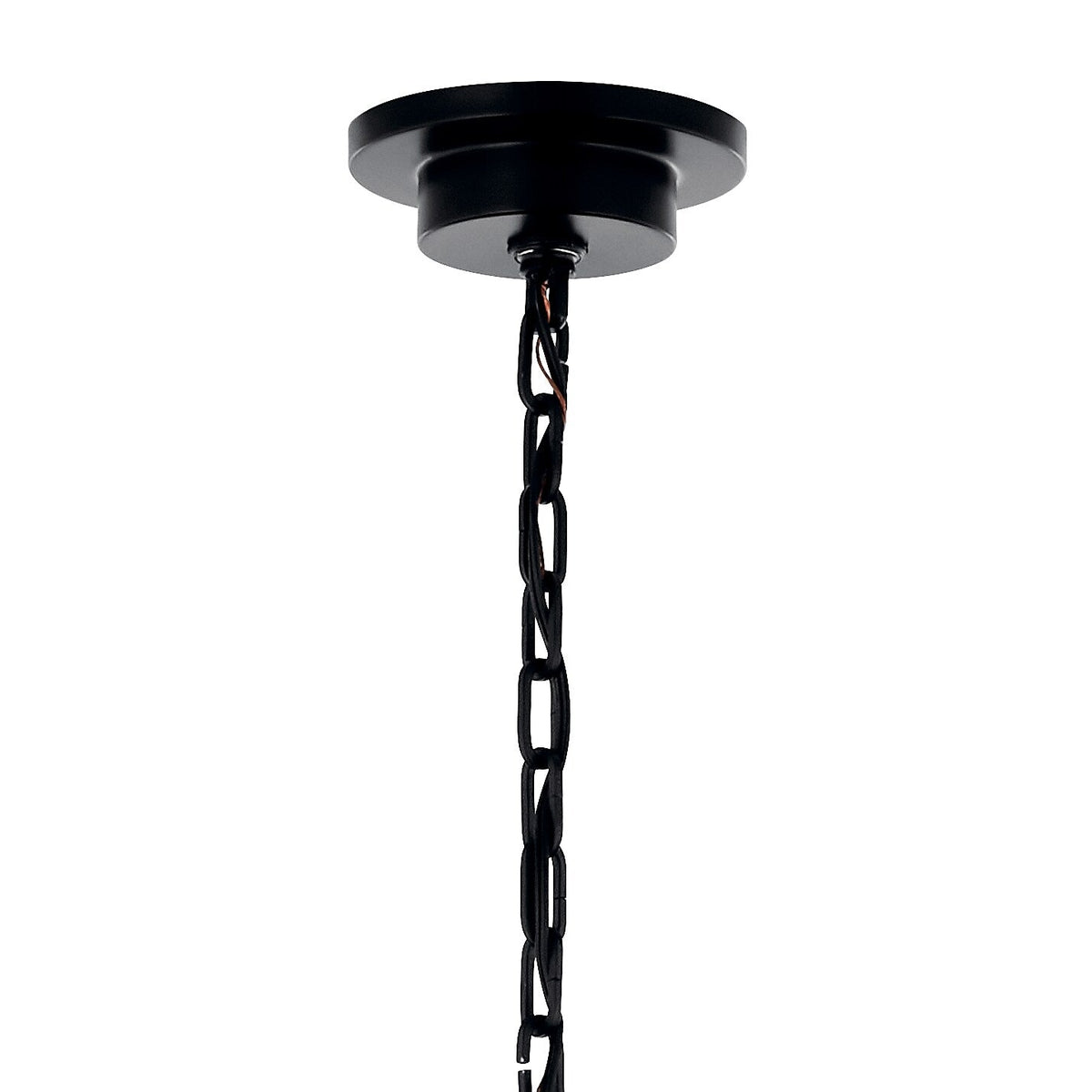 Kichler Carrick 10-Light Black Traditional Bare Bulb Chandelier