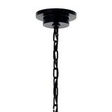Kichler Carrick 10-Light Black Traditional Bare Bulb Chandelier