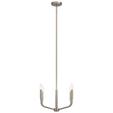 Kichler Madden 4-Light Brushed Nickel Modern/Contemporary Bare Bulb Chandelier