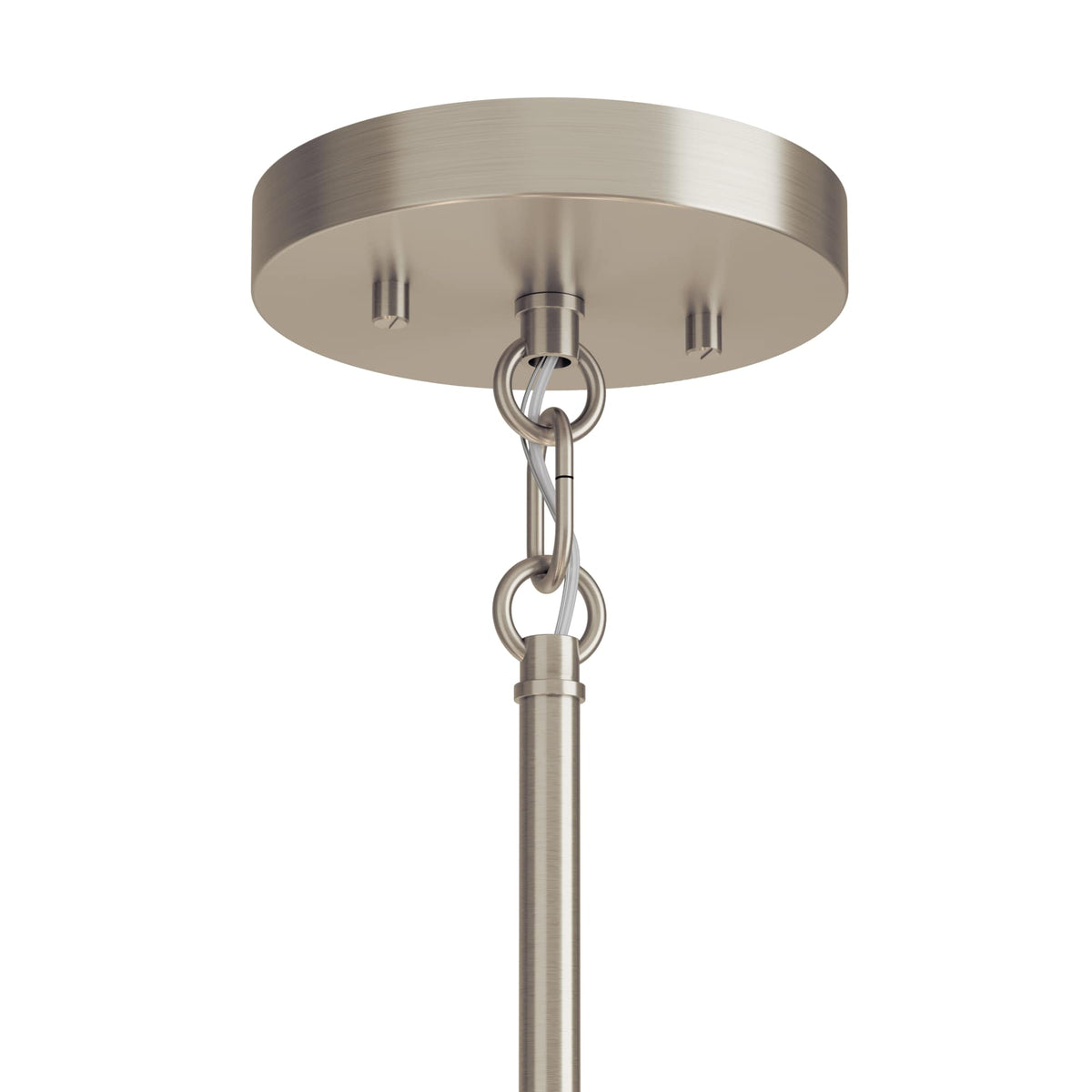 Kichler Madden 6-Light Brushed Nickel Modern/Contemporary Bare Bulb Chandelier