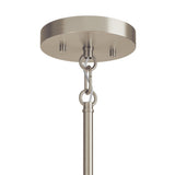 Kichler Madden 6-Light Brushed Nickel Modern/Contemporary Bare Bulb Chandelier