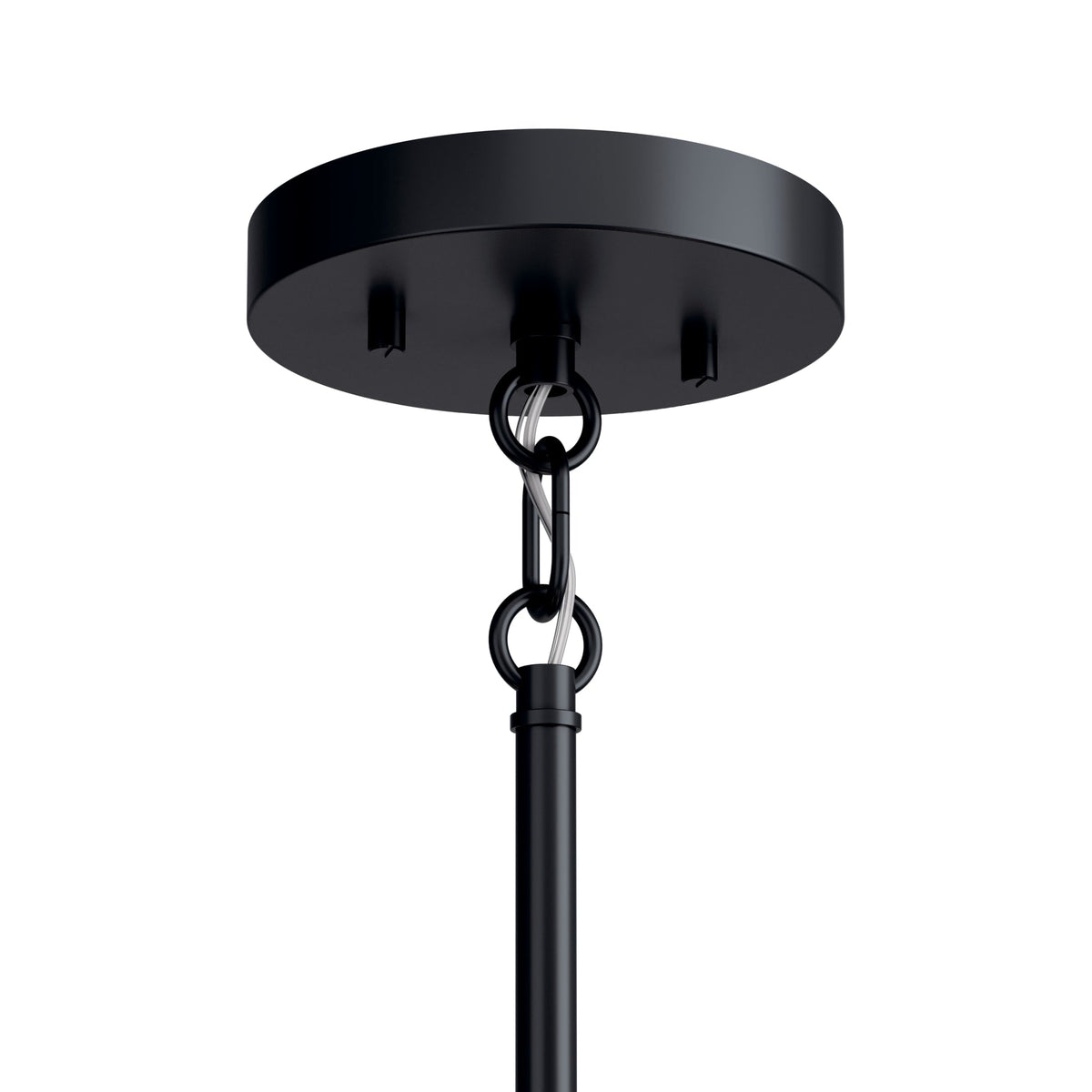 Kichler Madden 6-Light Black Modern/Contemporary Bare Bulb Chandelier