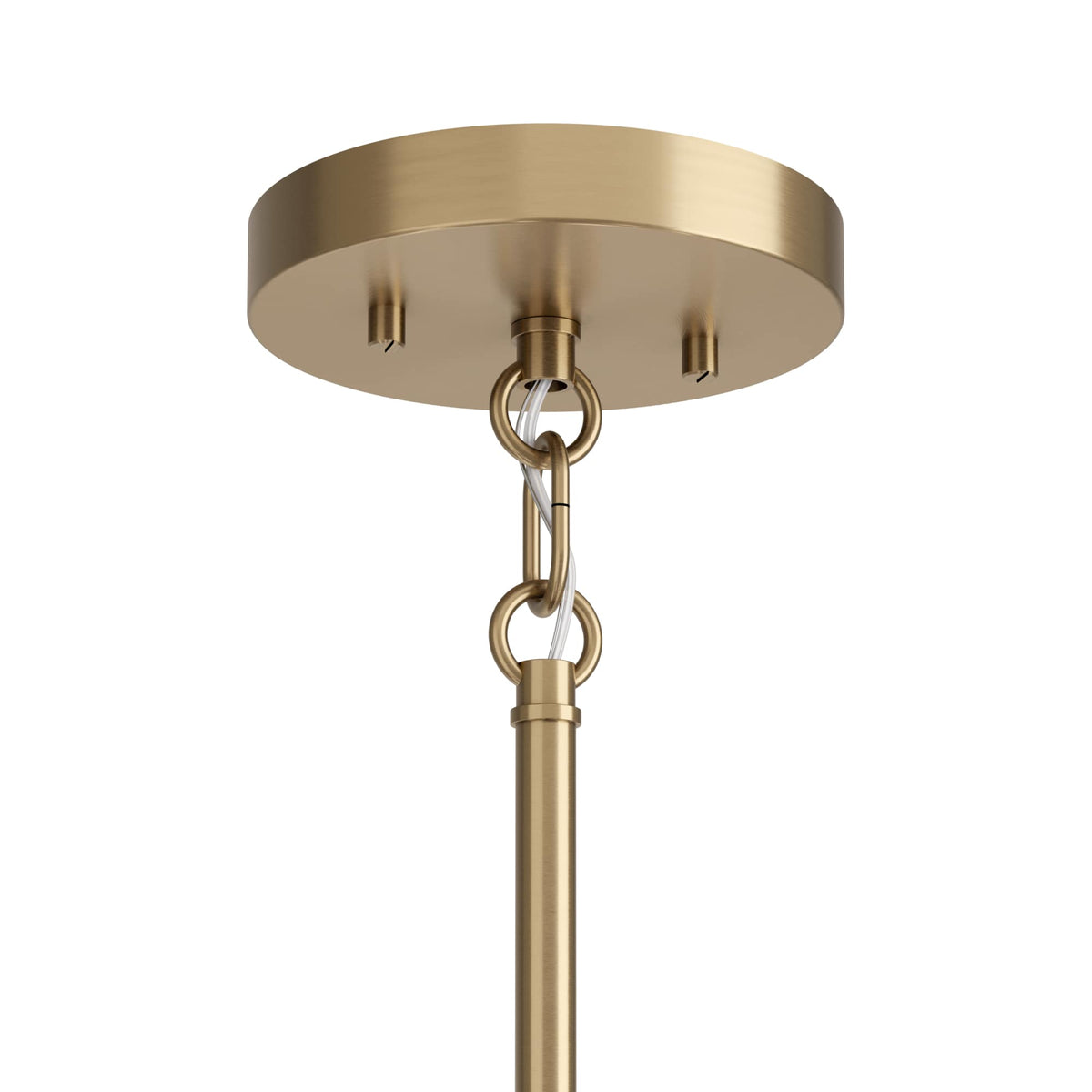 Kichler Madden 6-Light Gold Modern/Contemporary Bare Bulb Chandelier