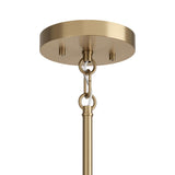 Kichler Madden 6-Light Gold Modern/Contemporary Bare Bulb Chandelier