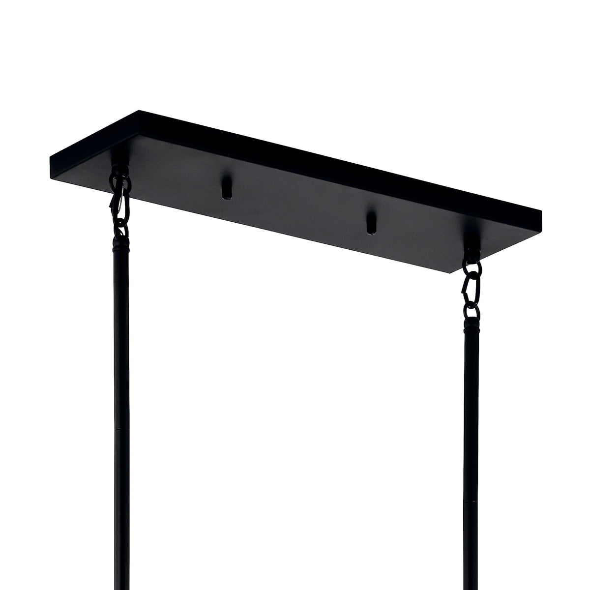 Kichler Madden 6-Light Black Modern/Contemporary Bare Bulb Chandelier