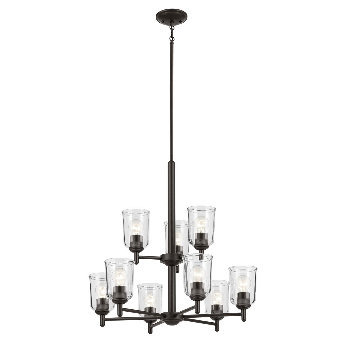 Kichler Shailene 9-Light Bronze Traditional Chandelier