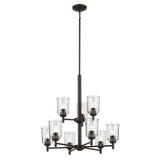 Kichler Shailene 9-Light Bronze Traditional Chandelier