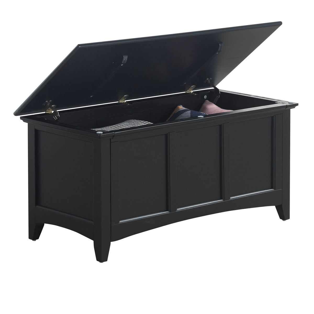 Carolina Cottage Antique/Black Asian Hardwood 1-Drawer Accent Chest
