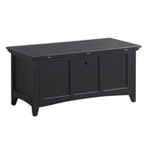 Carolina Cottage Antique/Black Asian Hardwood 1-Drawer Accent Chest