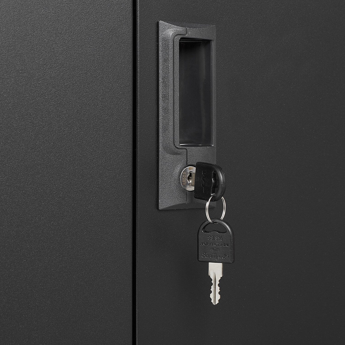 SINOFURN Black 25.6-in File Cabinet