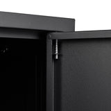 SINOFURN Black 25.6-in File Cabinet
