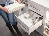 NewAge Products Home Bar 63-in x 36-in White Rectangle Bar Cabinet