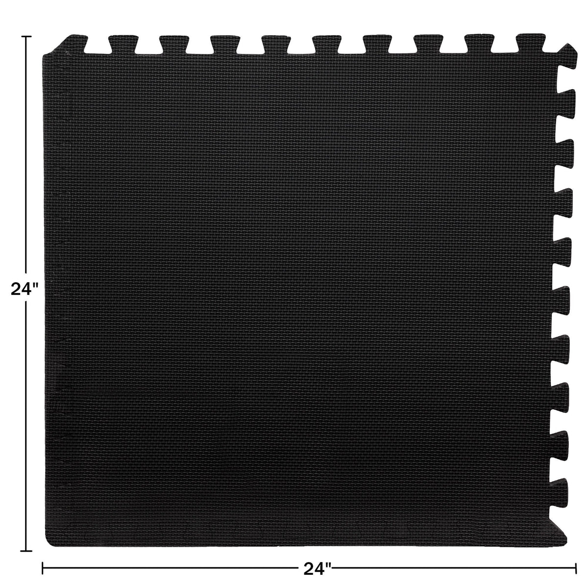 Stalwart 24-in W x 24-in L x 0.5-in T Interlocking Foam Gym Floor Tile (72-sq ft) (18-Pack)