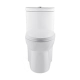Sublime 1-Piece 0.8/1.28 GPF Dual Flush Elongated Toilet in White - Super Arbor