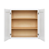 RELIABILT Fairplay 30-in W x 30-in H x 12-in D White Wall Ready To Assemble Plywood Cabinet (Recessed Panel Shaker Door Style)