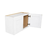 RELIABILT Fairplay 30-in W x 15-in H x 12-in D White Wall Ready To Assemble Plywood Cabinet (Recessed Panel Shaker Door Style)