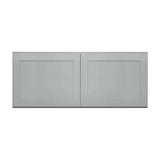 RELIABILT Overlake 36-in W x 18-in H x 12-in D Gray Wall Ready To Assemble Plywood Cabinet (Recessed Panel Shaker Door Style)