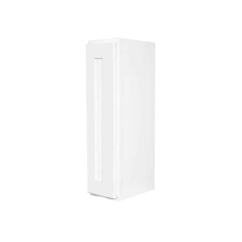 RELIABILT Fairplay 9-in W x 36-in H x 12-in D White Wall Ready To Assemble Plywood Cabinet (Recessed Panel Shaker Door Style)