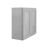 RELIABILT Overlake 27-in W x 30-in H x 12-in D Gray Wall Ready To Assemble Plywood Cabinet (Recessed Panel Shaker Door Style)