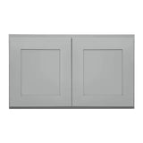 RELIABILT Overlake 30-in W x 15-in H x 12-in D Gray Wall Ready To Assemble Plywood Cabinet (Recessed Panel Shaker Door Style)