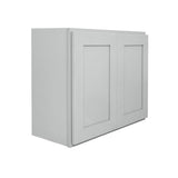 RELIABILT Overlake 30-in W x 24-in H x 12-in D Gray Wall Ready To Assemble Plywood Cabinet (Recessed Panel Shaker Door Style)