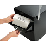 Oasis Jr. Elite Black Post-Mount Locking Mailbox - Super Arbor