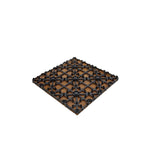 Achim 12-in x 12-in 27-Pack Royal Mahogany Unfinished Wood Deck Tile (27-sq ft)
