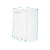 RELIABILT Fairplay 24-in W x 30-in H White Shaker Wall Cabinet, Ready to Assemble, Plywood Construction