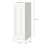 allen + roth Tilson 12-in W x 30.125-in H x 12-in D Linen Wall Fully Assembled Cabinet (Raised Panel Square Door Style)