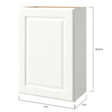 allen + roth Tilson 21-in W x 36.125-in H x 12-in D Linen Wall Fully Assembled Cabinet (Raised Panel Square Door Style)