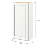 allen + roth Tilson 21-in W x 42.125-in H x 12-in D Linen Wall Fully Assembled Cabinet (Raised Panel Square Door Style)