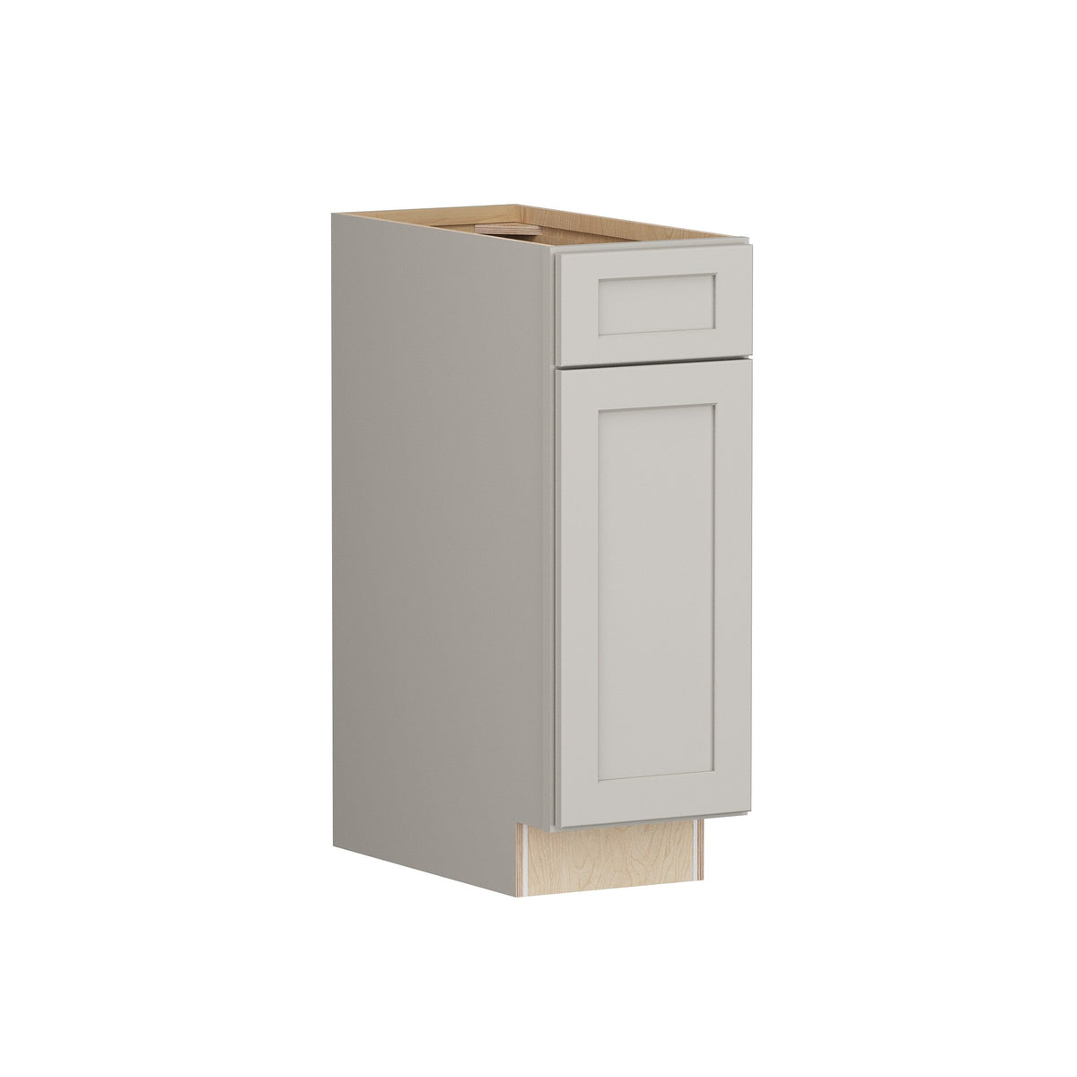 Shenandoah PRO Express Breckenridge 12-in W x 34.5-in H x 24-in D Stone Full Overlay 1-Drawer Base Fully Assembled Plywood Cabinet (Recessed Panel Shaker Style)