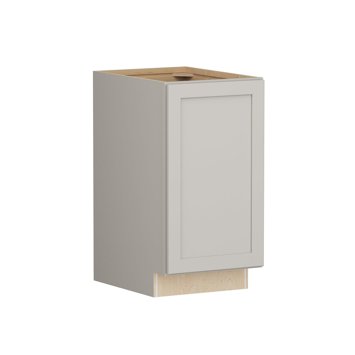 Shenandoah PRO Express Breckenridge 18-in W x 34.5-in H x 24-in D Stone Full Overlay Base Fully Assembled Plywood Cabinet (Recessed Panel Shaker Door Style)
