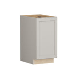 Shenandoah PRO Express Breckenridge 18-in W x 34.5-in H x 24-in D Stone Full Overlay Base Fully Assembled Plywood Cabinet (Recessed Panel Shaker Door Style)
