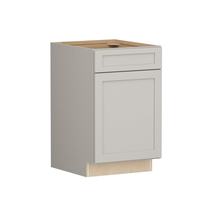 Shenandoah PRO Express Breckenridge 21-in W x 34.5-in H x 24-in D Stone Full Overlay 1-Drawer Base Fully Assembled Plywood Cabinet (Recessed Panel Shaker Style)
