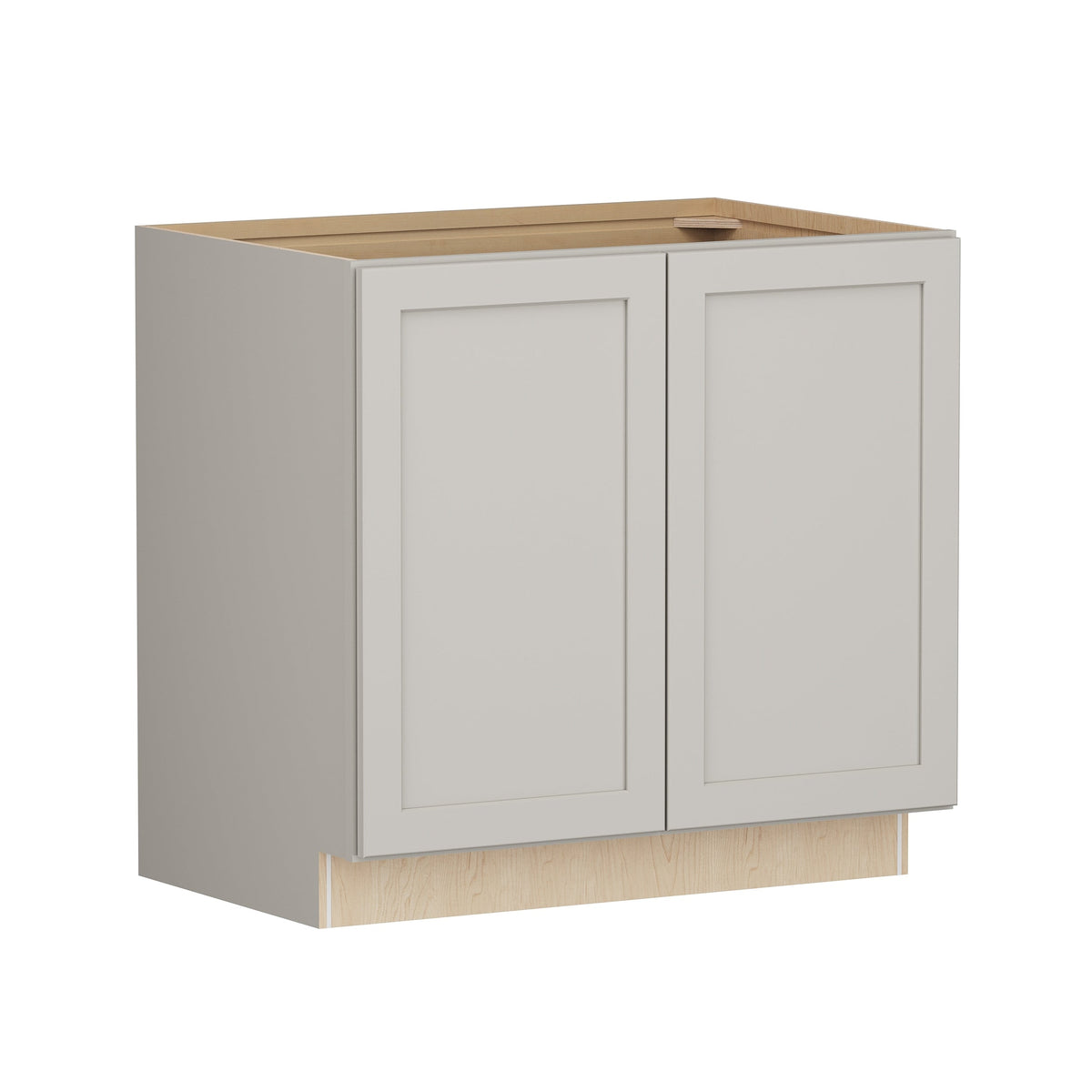Shenandoah PRO Express Breckenridge 36-in W x 34.5-in H x 24-in D Stone Full Overlay Base Fully Assembled Plywood Cabinet (Recessed Panel Shaker Door Style)