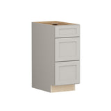 Shenandoah PRO Express Breckenridge 15-in W x 34.5-in H x 24-in D Stone Full Overlay 3-Drawer Base Fully Assembled Plywood Cabinet
