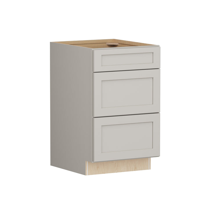 Shenandoah PRO Express Breckenridge 21-in W x 34.5-in H x 24-in D Stone Full Overlay 3-Drawer Base Fully Assembled Plywood Cabinet