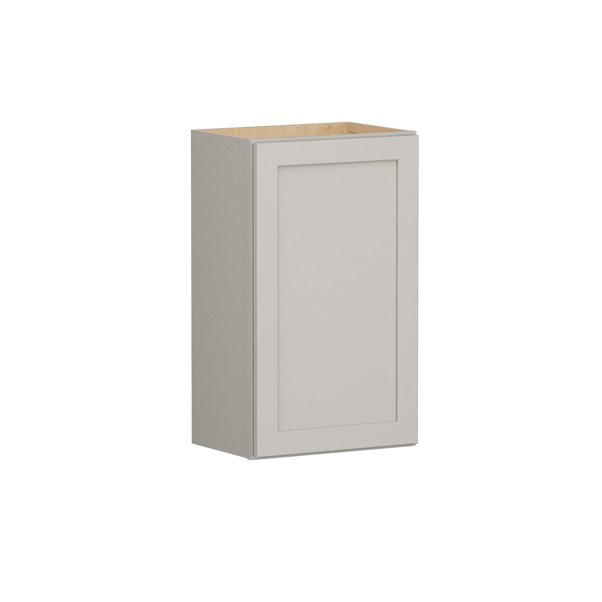 Shenandoah PRO Express Breckenridge 18-in W x 30.125-in H x 12-in D Stone Full Overlay Wall Fully Assembled Plywood Cabinet (Recessed Panel Shaker Door Style)