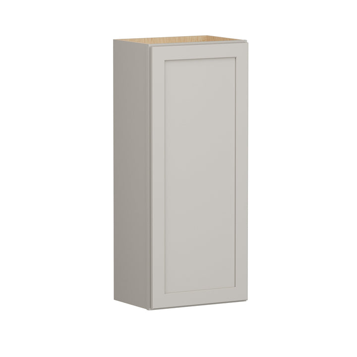 Shenandoah PRO Express Breckenridge 18-in W x 36.125-in H x 12-in D Stone Full Overlay Wall Fully Assembled Plywood Cabinet (Recessed Panel Shaker Door Style)