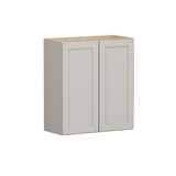 Shenandoah PRO Express Breckenridge 27-in W x 30.125-in H x 12-in D Stone Full Overlay Wall Fully Assembled Plywood Cabinet (Recessed Panel Shaker Door Style)