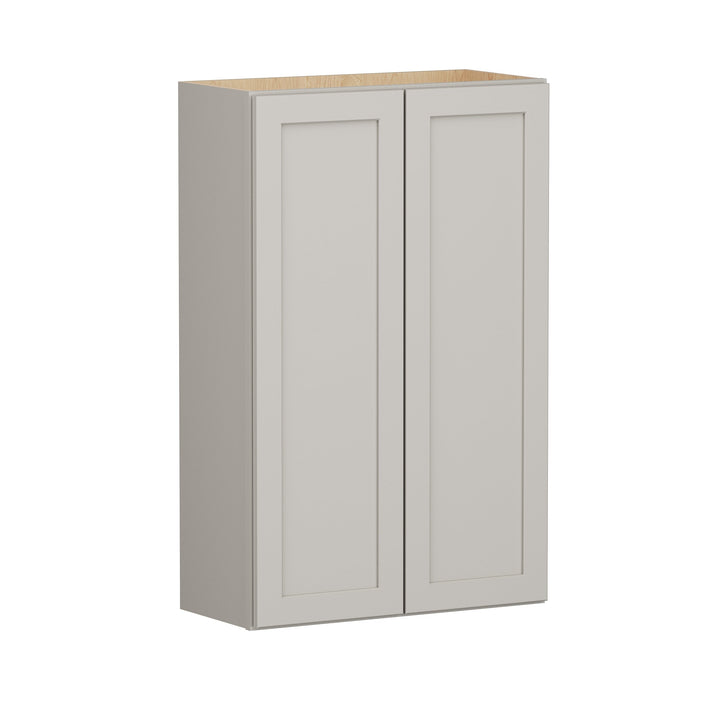 Shenandoah PRO Express Breckenridge 27-in W x 42.125-in H x 12-in D Stone Full Overlay Wall Fully Assembled Plywood Cabinet (Recessed Panel Shaker Door Style)